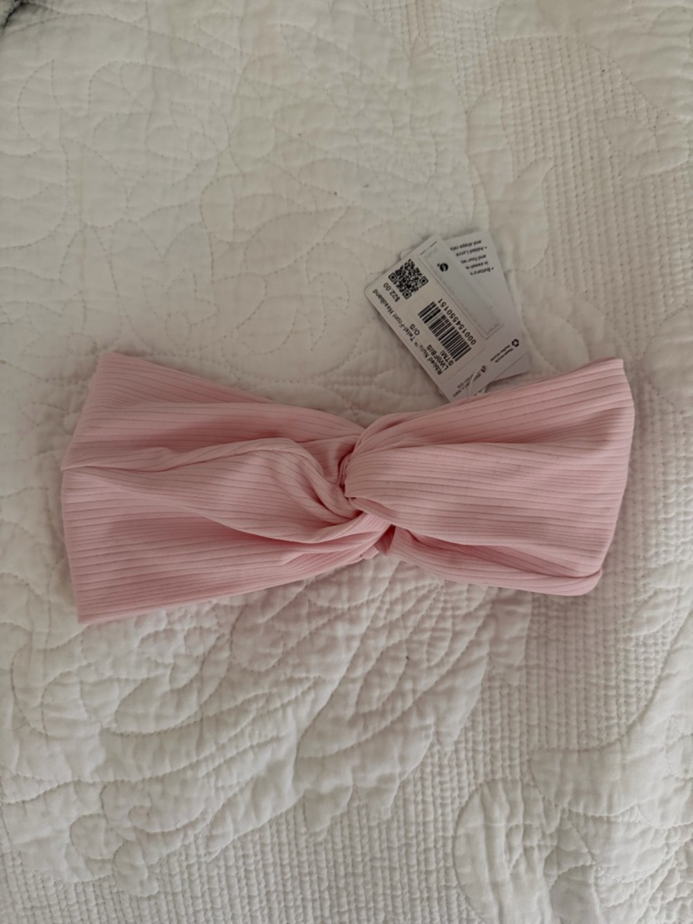 NWT Lululemon Ribbed Nulu Twist-Front Headband